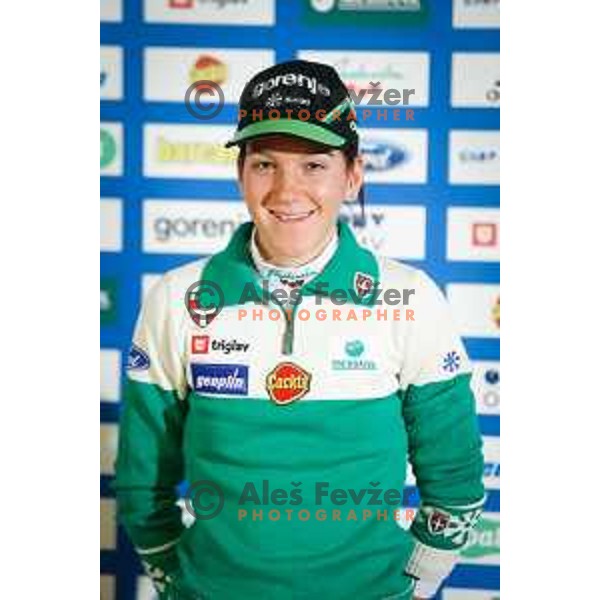 Lea Einfalt during media day of Ski Association Slovenia for season 2014-15, Sora pro medvodah on October 20, 2014