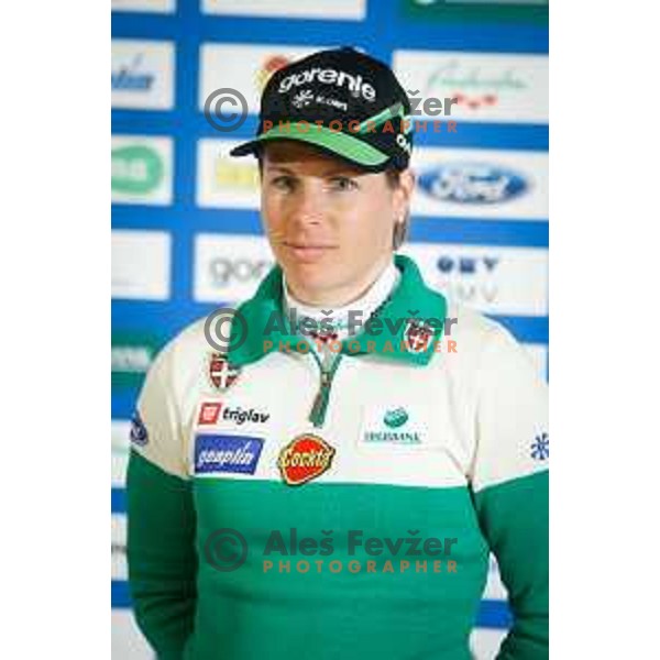 Vesna Fabjan during media day of Ski Association Slovenia for season 2014-15, Sora pro medvodah on October 20, 2014