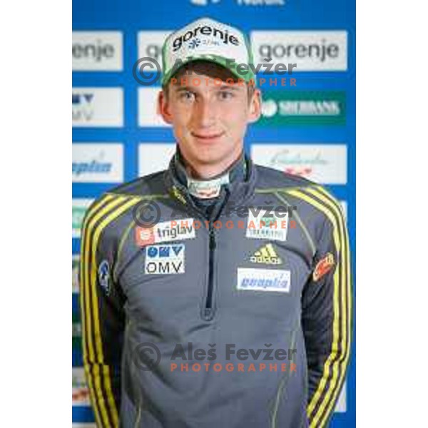Mitja Meznar during media day of Ski Association Slovenia for season 2014-15, Sora pro medvodah on October 20, 2014