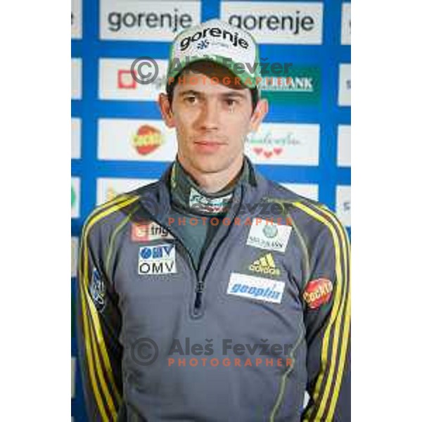 Jure Sinkovec during media day of Ski Association Slovenia for season 2014-15, Sora pro medvodah on October 20, 2014