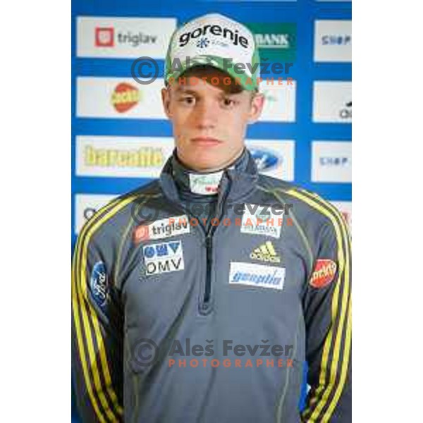 Matjaz Pungertnar during media day of Ski Association Slovenia for season 2014-15, Sora pro medvodah on October 20, 2014