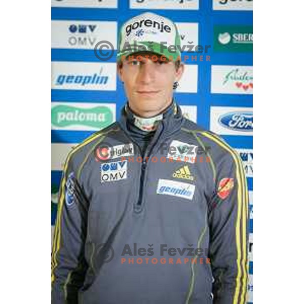 Jurij Tepes during media day of Ski Association Slovenia for season 2014-15, Sora pro medvodah on October 20, 2014