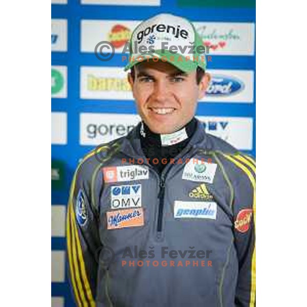 Jernej Damjan during media day of Ski Association Slovenia for season 2014-15, Sora pro medvodah on October 20, 2014