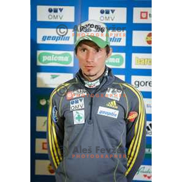 Robert Kranjec during media day of Ski Association Slovenia for season 2014-15, Sora pro medvodah on October 20, 2014