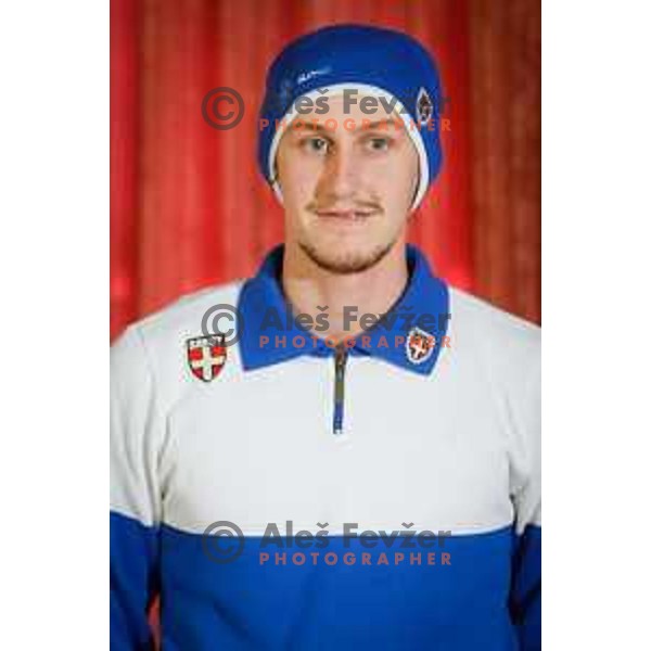Matic Lovko during media day of Ski Association Slovenia for season 2014-15, Sora pro medvodah on October 20, 2014