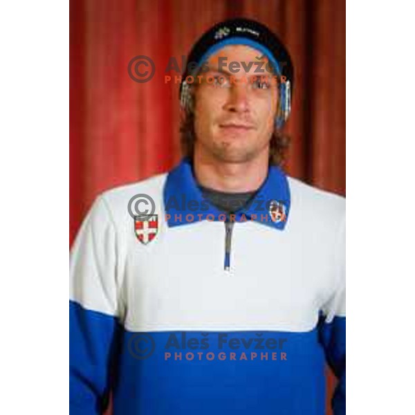 Aljosa Krivec during media day of Ski Association Slovenia for season 2014-15, Sora pro medvodah on October 20, 2014