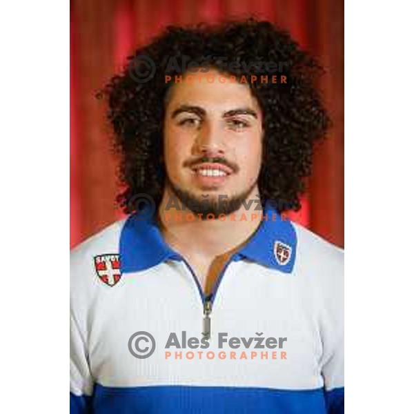 Matija Mihic during media day of Ski Association Slovenia for season 2014-15, Sora pro medvodah on October 20, 2014