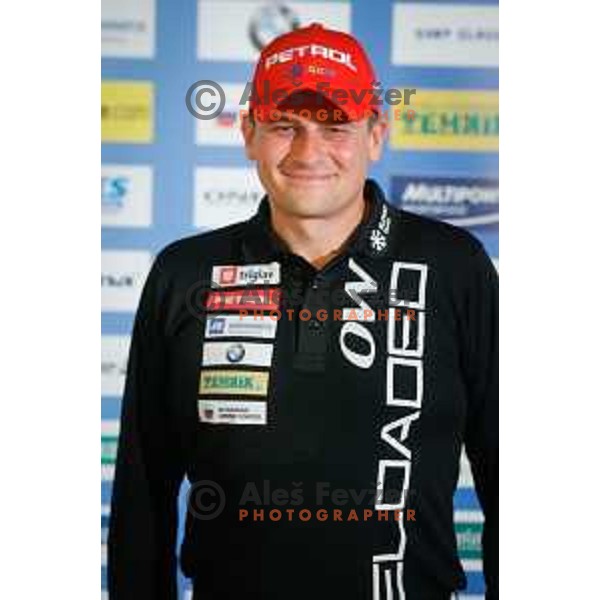 Tomaz Sustersic during media day of Ski Association Slovenia for season 2014-15, Sora pro medvodah on October 20, 2014