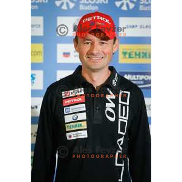 Matej Oblak during media day of Ski Association Slovenia for season 2014-15, Sora pro medvodah on October 20, 2014