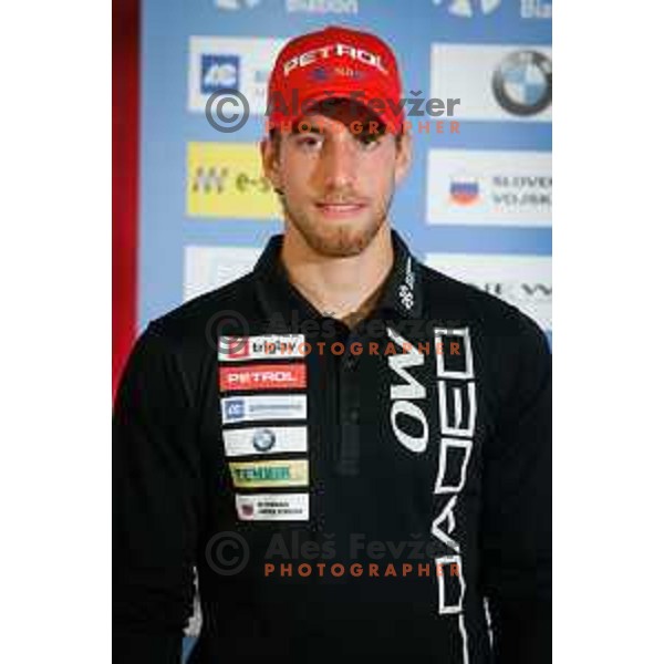 Luka Oblak during media day of Ski Association Slovenia for season 2014-15, Sora pro medvodah on October 20, 2014