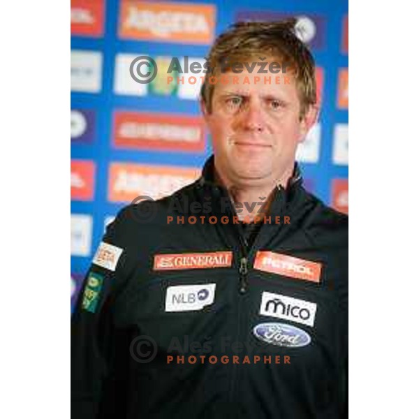 Klemen Bergant during media day of Ski Association Slovenia for season 2014-15, Sora pri Medvodah on October 20, 2014