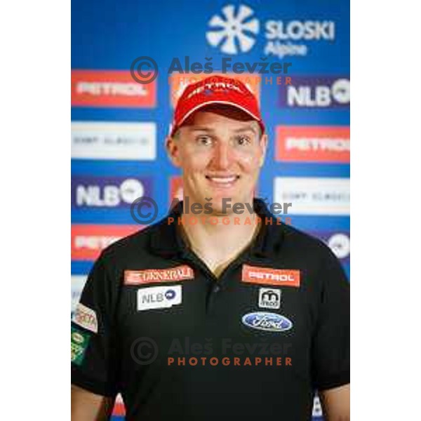 Andrej Sporn during media day of Ski Association Slovenia for season 2014-15, Sora pri Medvodah on October 20, 2014