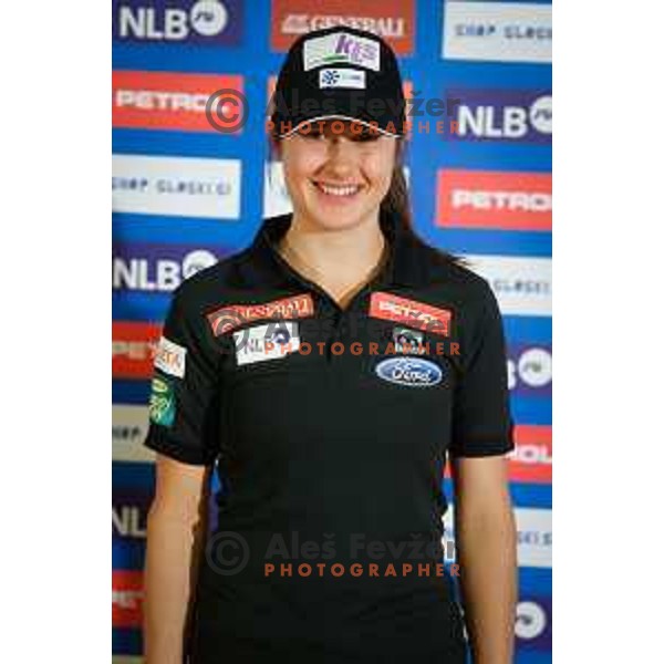 Tina Robnik during media day of Ski Association Slovenia for season 2014-15, Sora pri Medvodah on October 20, 2014