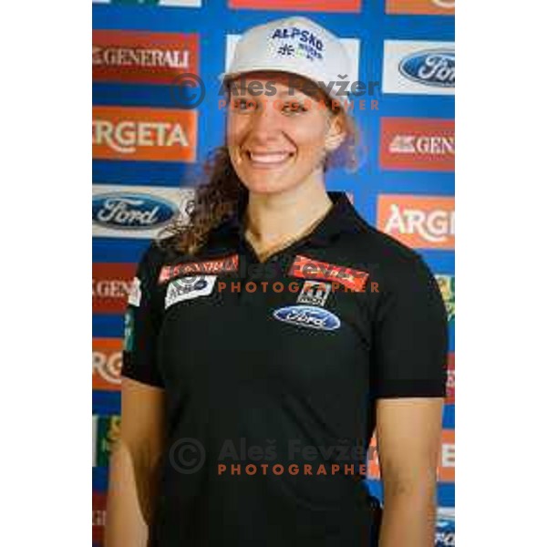 Ilka Stuhec during media day of Ski Association Slovenia for season 2014-15, Sora pri Medvodah on October 20, 2014