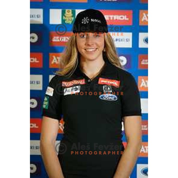 Ana Drev during media day of Ski Association Slovenia for season 2014-15, Sora pri Medvodah on October 20, 2014