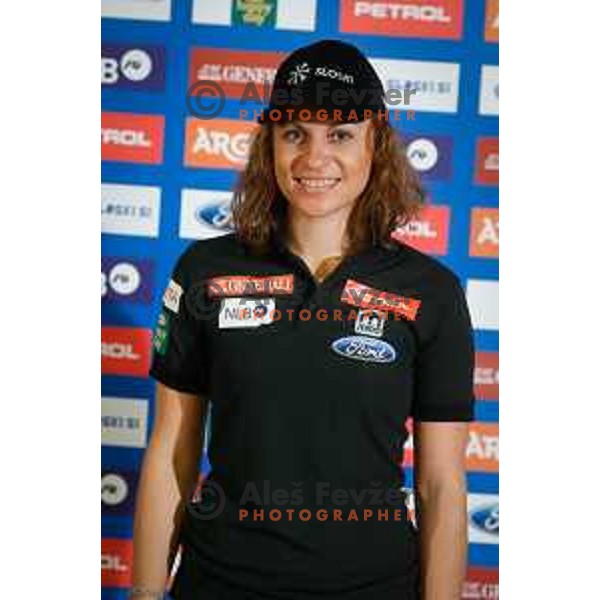Vanja Brodnik during media day of Ski Association Slovenia for season 2014-15, Sora pri Medvodah on October 20, 2014