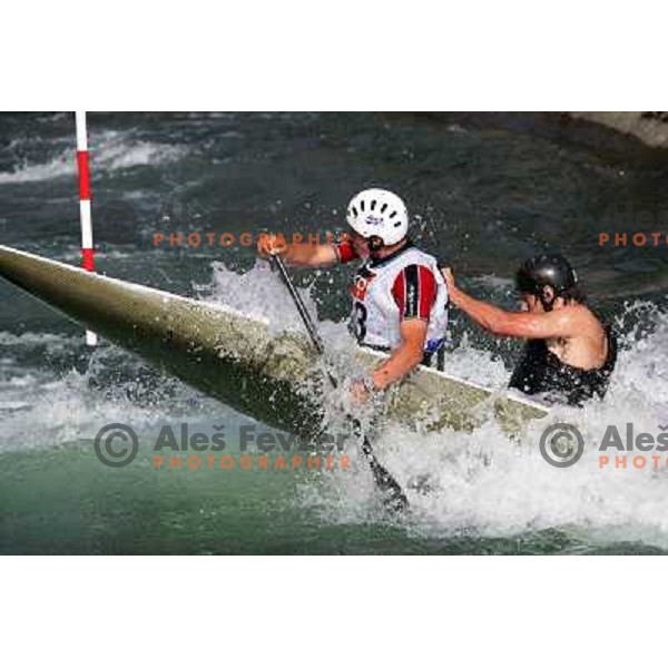 Oven (113) and Slapsak at Kayak and Canoe race Slovenian Open in Ljubljana 3.6.2007. Photo by Ales Fevzer 