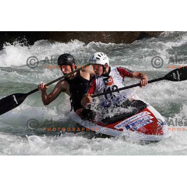 Oven (113) and Slapsak at Kayak and Canoe race Slovenian Open in Ljubljana 3.6.2007. Photo by Ales Fevzer 