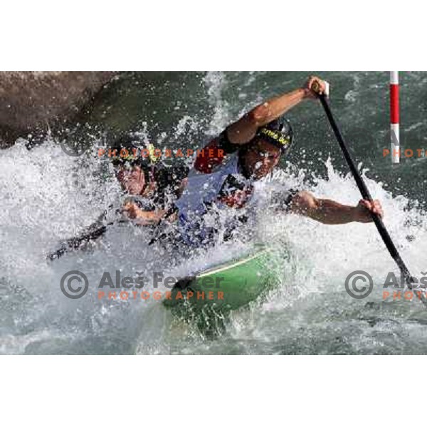 Visnar (117) and Jarc at Kayak and Canoe race Slovenian Open in Ljubljana 3.6.2007. Photo by Ales Fevzer 