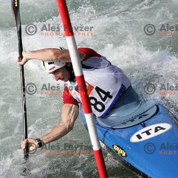 Luca Costa (ITA) at Kayak and Canoe race Slovenian Open in Ljubljana 3.6.2007. Photo by Ales Fevzer 