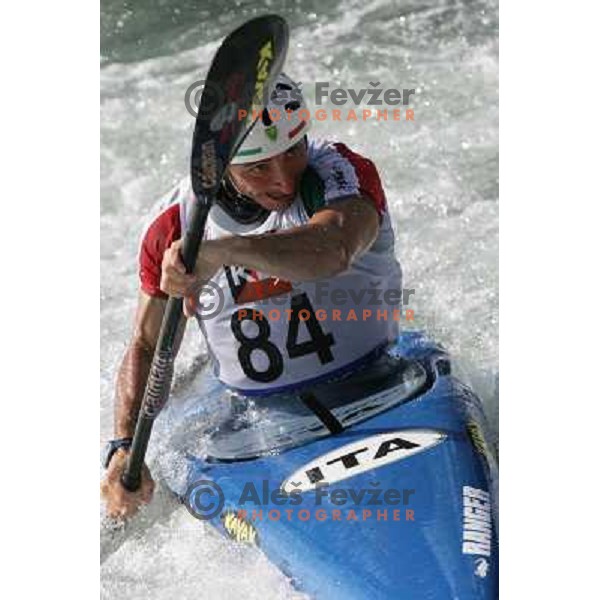 Luca Costa at Kayak and Canoe race Slovenian Open in Ljubljana 3.6.2007. Photo by Ales Fevzer 