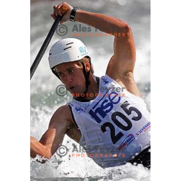 Ben Frakker (USA) at Kayak and Canoe race Slovenian Open in Ljubljana 3.6.2007. Photo by Ales Fevzer 