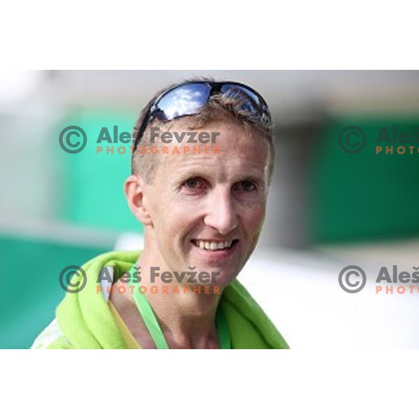 Anton Kosmac (SLO) at 19. Volkswagen Ljubljana Marathon in Ljubljana, Slovenia on October 26, 2014