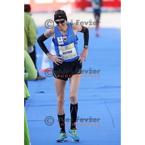 Robert Kotnik (SLO) at 19. Volkswagen Ljubljana Marathon in Ljubljana, Slovenia on October 26, 2014