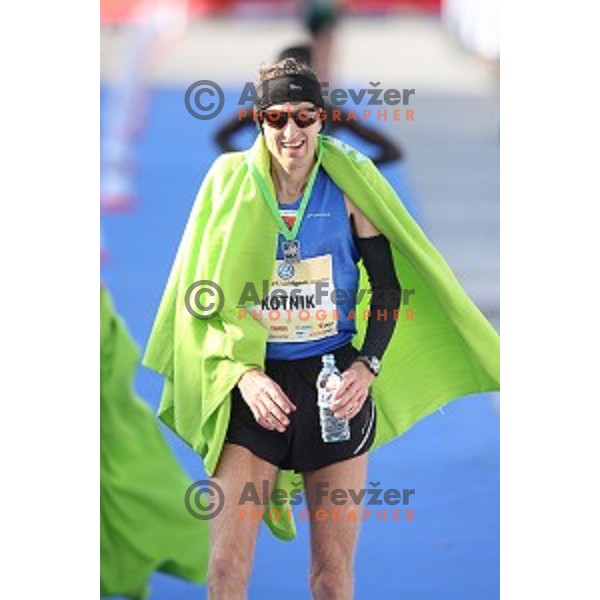 Robert Kotnik (SLO) at 19. Volkswagen Ljubljana Marathon in Ljubljana, Slovenia on October 26, 2014