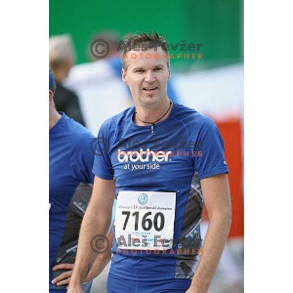 Andrej Zalokar (SLO) at 19. Volkswagen Ljubljana Marathon in Ljubljana, Slovenia on October 26, 2014
