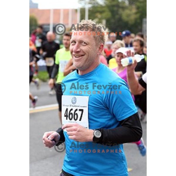 Andrej Kastelic at 19. Volkswagen Ljubljana Marathon in Ljubljana, Slovenia on October 26, 2014