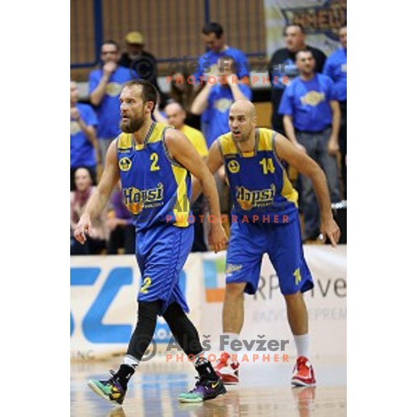 Samo Udrih of Hopsi Polzela in action during Telemach league basketball match Sencur Gorenjska gradbena druzba-Hopsi Polzela, played in Sencur, Slovenia on November 8, 2014