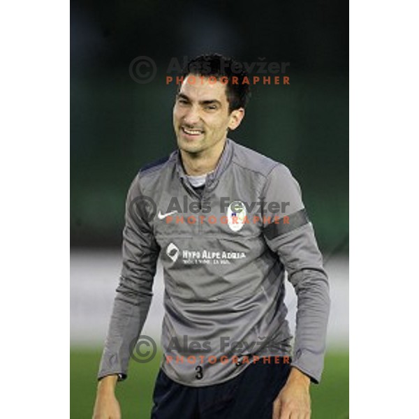 Branko Ilic of Slovenia National football team during practice session at ZAK stadium, Ljubljana on November 10, 2014