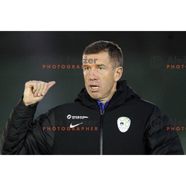 Srecko Katanec, head coach of Slovenia National football team during practice session at ZAK stadium, Ljubljana on November 10, 2014