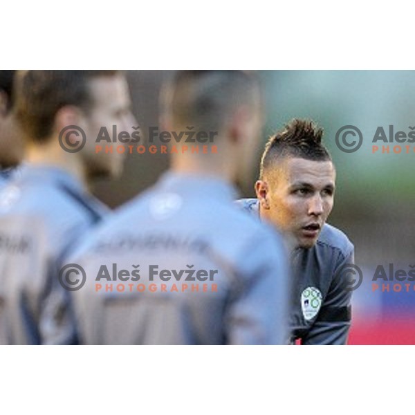 Jasmin Kurtic of Slovenia National football team during practice session at ZAK stadium, Ljubljana on November 10, 2014
