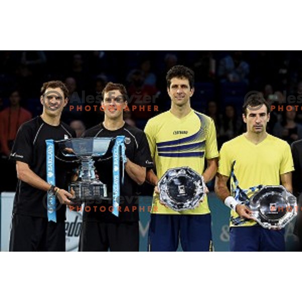 at ATP finals tennis tournament in O2 Arena, London, Great Britain, November 16, 2013