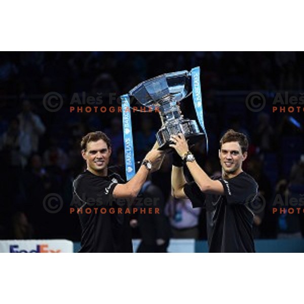 at ATP finals tennis tournament in O2 Arena, London, Great Britain, November 16, 2013