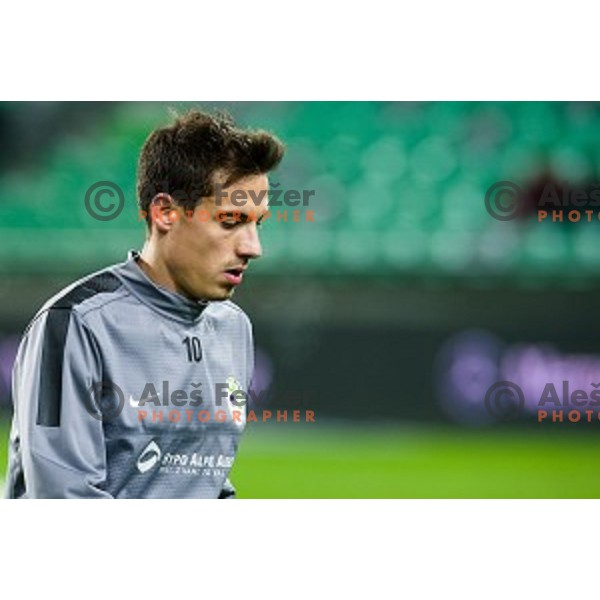 Goran Cvijanovic in action during football match Slovenia - Colombia, Src Stozice, Ljubljana, Slovenia, 18.11.2014