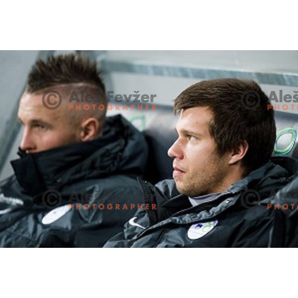 Damjan Bohar in action during football match Slovenia - Colombia, Src Stozice, Ljubljana, Slovenia, 18.11.2014