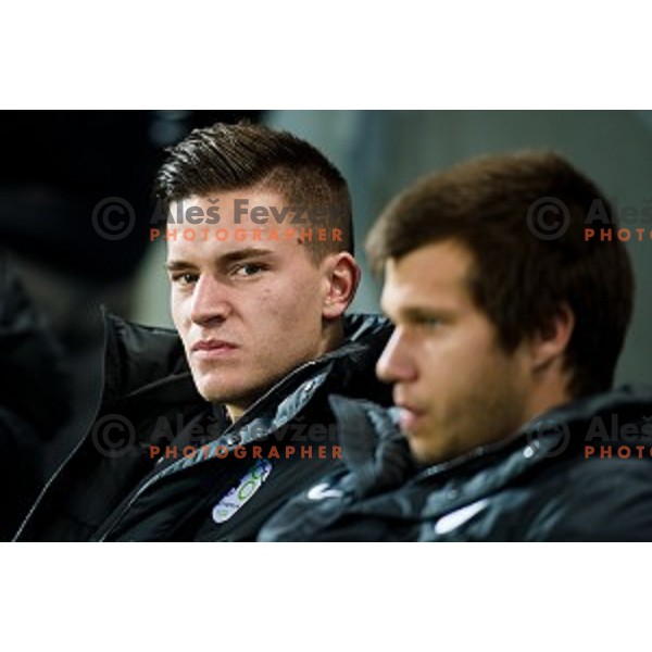 Benjamin Verbic in action during football match Slovenia - Colombia, Src Stozice, Ljubljana, Slovenia, 18.11.2014