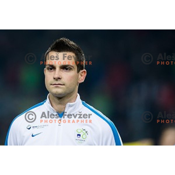 Miral Samardzic in action during football match Slovenia - Colombia, Src Stozice, Ljubljana, Slovenia, 18.11.2014