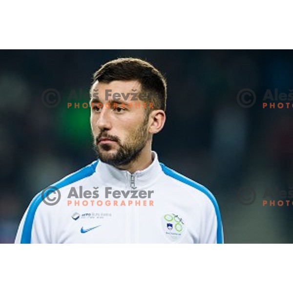 Dominik Maroh in action during football match Slovenia - Colombia, Src Stozice, Ljubljana, Slovenia, 18.11.2014