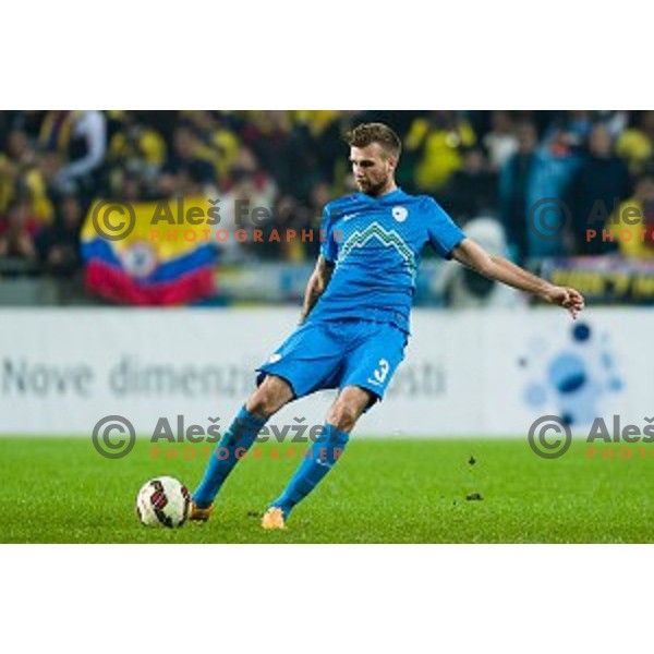 Zeljko Filipovic in action during football match Slovenia - Colombia, Src Stozice, Ljubljana, Slovenia, 18.11.2014