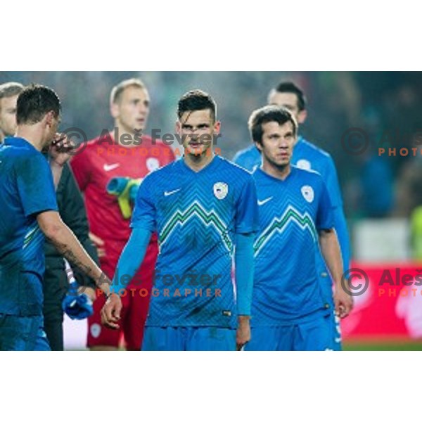 Petar Stojanovic in action during football match Slovenia - Colombia, Src Stozice, Ljubljana, Slovenia, 18.11.2014