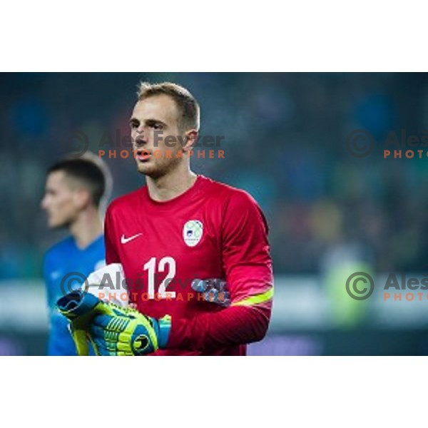 Jan Oblak in action during football match Slovenia - Colombia, Src Stozice, Ljubljana, Slovenia, 18.11.2014