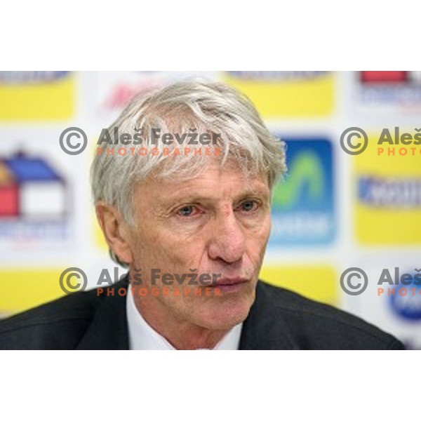 Jose Pekerman in action during football match Slovenia - Colombia, Src Stozice, Ljubljana, Slovenia, 18.11.2014