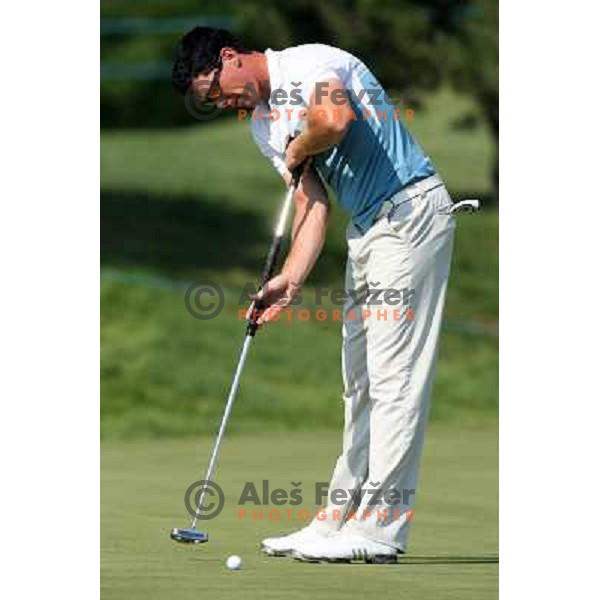 Matjaz Gojcic (SLO) in action during second round of European Tour BA-CA Open in Fontana, Austria on June 8, 2007
