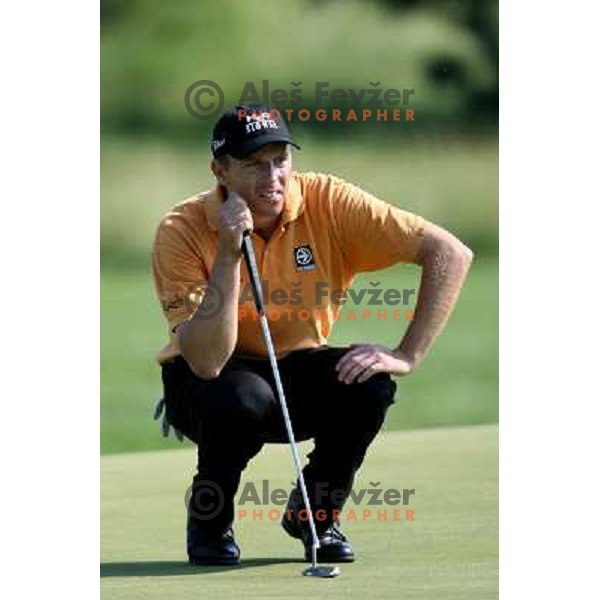 Soren Hansen on the green during second round of European Tour BA-CA Open in Fontana, Austria on June 8, 2007