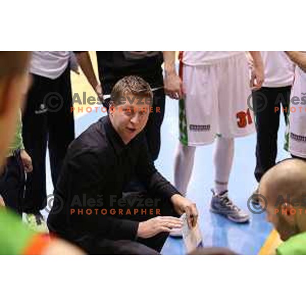 Teo hojc at basketball match Grosbasket-Helios Suns in Telemach league, Grosuplje, Slovenia on November 22,2014
