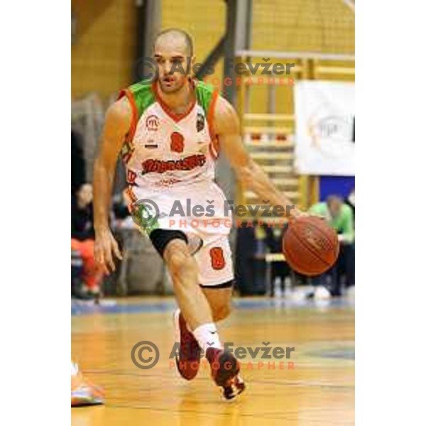Boban Tomic at basketball match Grosbasket-Helios Suns in Telemach league, Grosuplje, Slovenia on November 22,2014